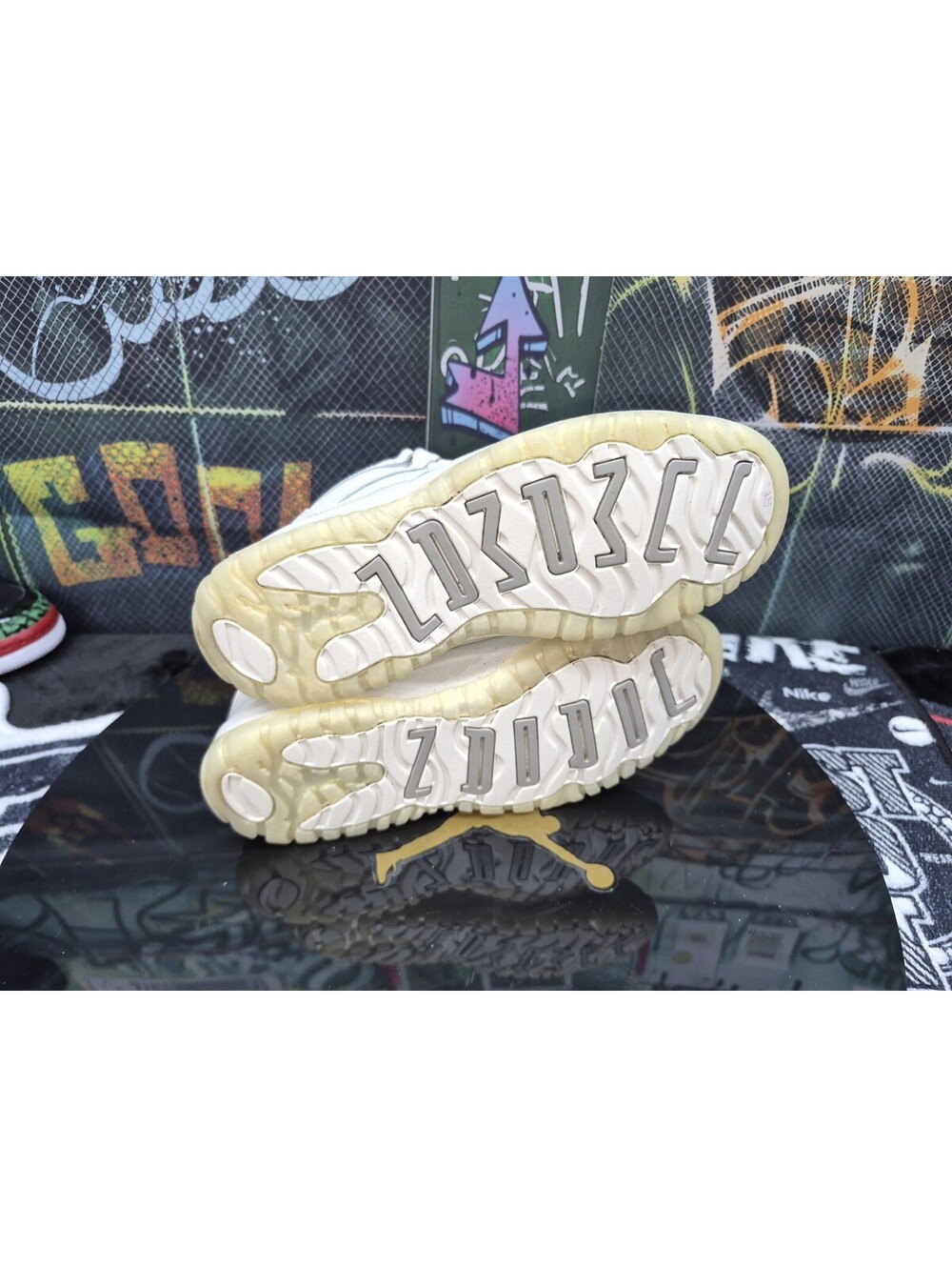 Nike Air Jordan 11 Retro PS Sail Pearl DO3857-110 Size 3Y pre owned - Picture 7 of 8